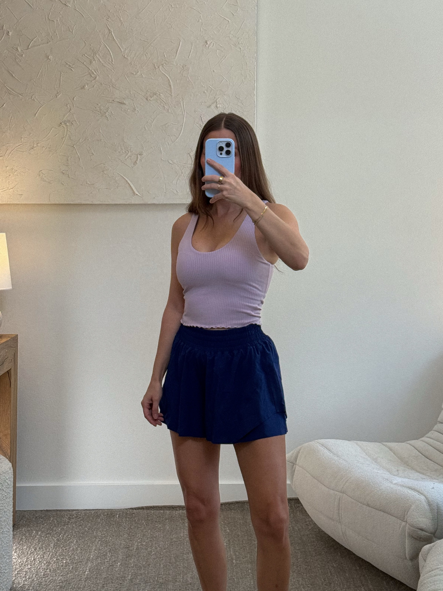 the new lilac pieces completely got me ♡ paired with my favorite clubhouse blue shorts for the cutest summer outfit.

lululemon align lettuce hem tank, cranberry charm lululemon, clubhouse blue lululemon, shake it out running short, pilates outfits, workout outfits, activewear outfits, summer activewear, athleisure style, lululemon new releases, lululemon haul, pilates aesthetic, casual activewear, running shorts outfit, lululemon styling

#LTKfitnessgoals #LTKSeasonal