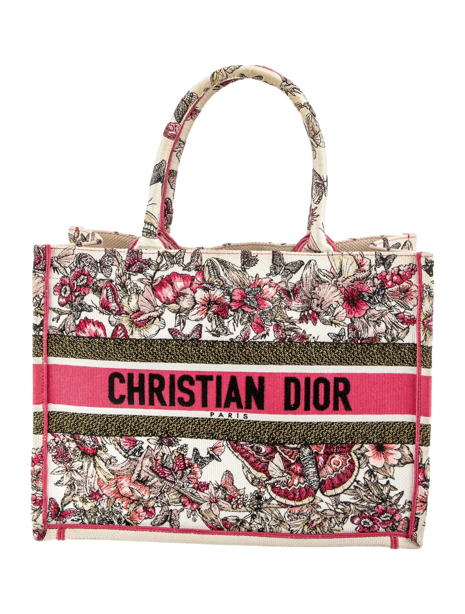 Christian Dior Canvas Book - Pink Totes, Handbags - CHR569040 | The RealReal | The RealReal