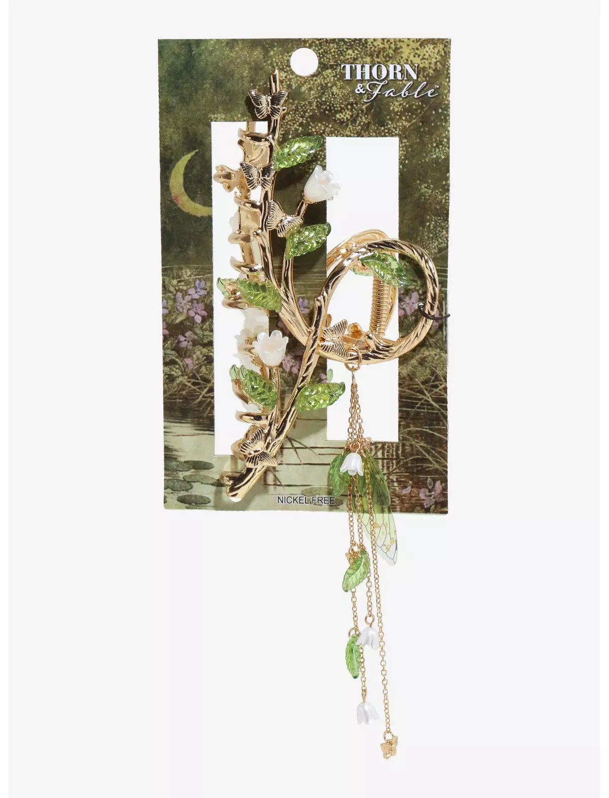 Thorn & Fable Twisting Floral Branch Claw Hair Clip | Hot Topic | Hot Topic