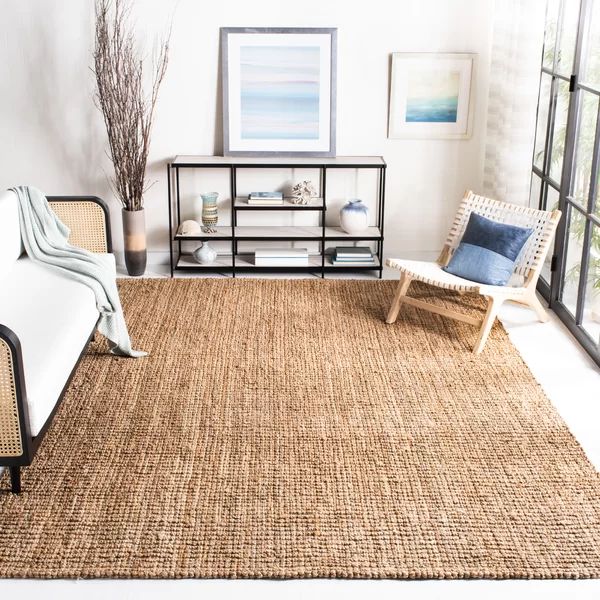 Grassmere Hand-Woven Flatweave Natural Rug | Wayfair North America