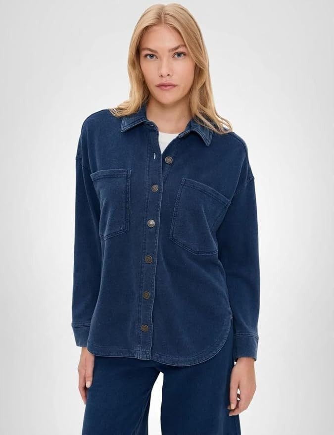 Z SUPPLY Women's All Day Knit Denim Jacket | Amazon (US)