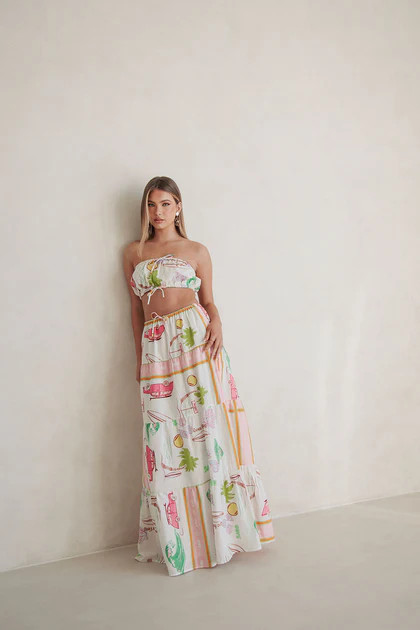 Aviva Skirt - Scarf Calypso | SABO SKIRT (Global)