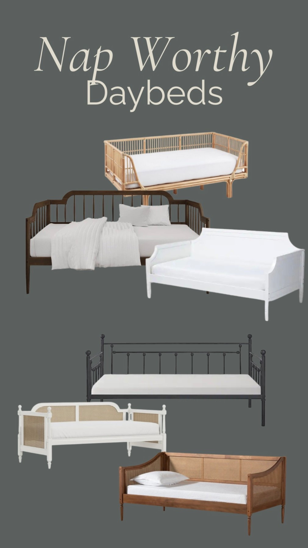 Instead of an outdoor sofa, try a daybed on your porch or in your sunroom. Perfect for those long afternoon summer naps.