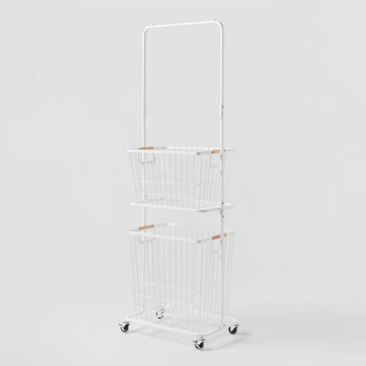 Metal Laundry Station with Basket and Hamper - Brightroom™ | Target