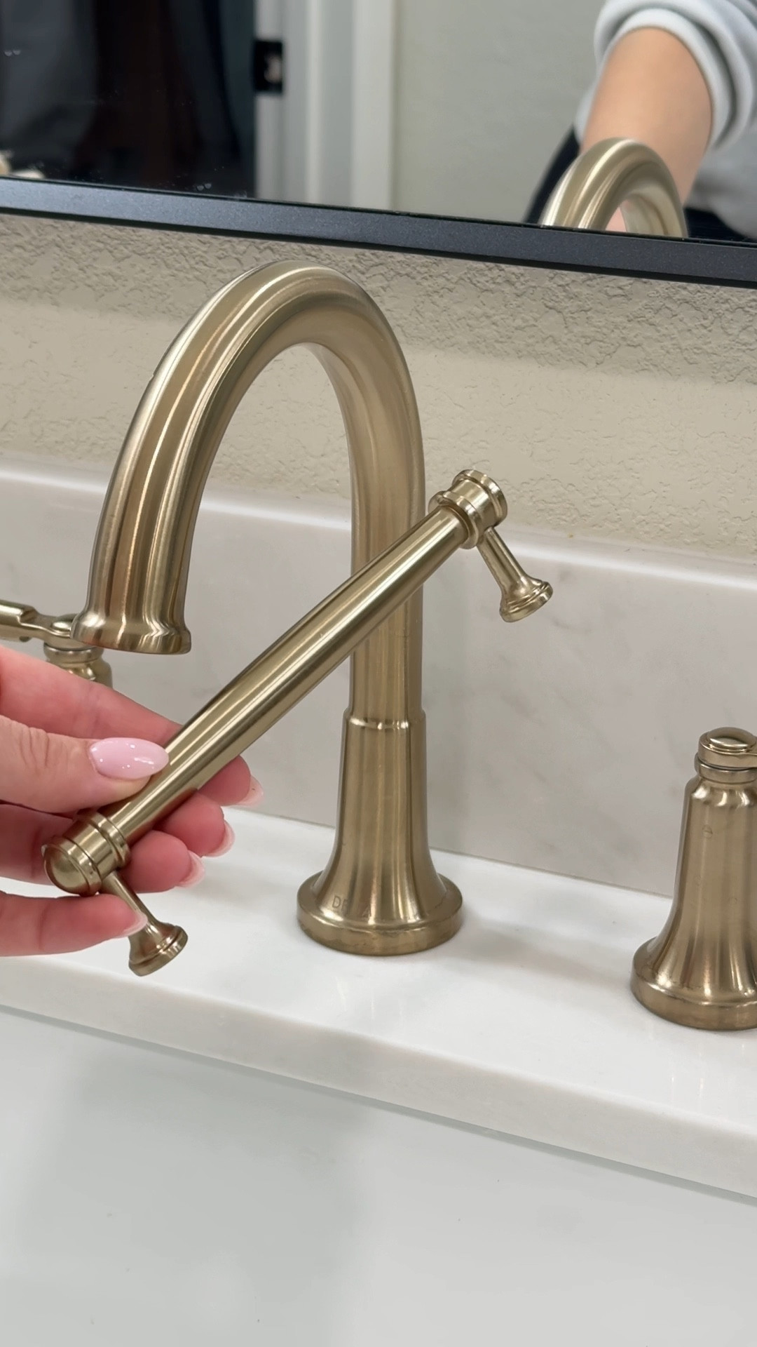 Perfect match hardware for Delta’s champagne bronze!!! Not all colors labeled “champagne bronze” are created equal and if you’re looking for a match for Delta’s version this is for you! 
•••
Gold faucets, gold hardware, brushed gold hardware, liberty hardware, Charmaine drawer pulls, Charmaine knobs, gold knobs, gold drawer pulls, delta champagne bronze, 

#LTKFindsUnder50 #LTKStyleTip #LTKHome