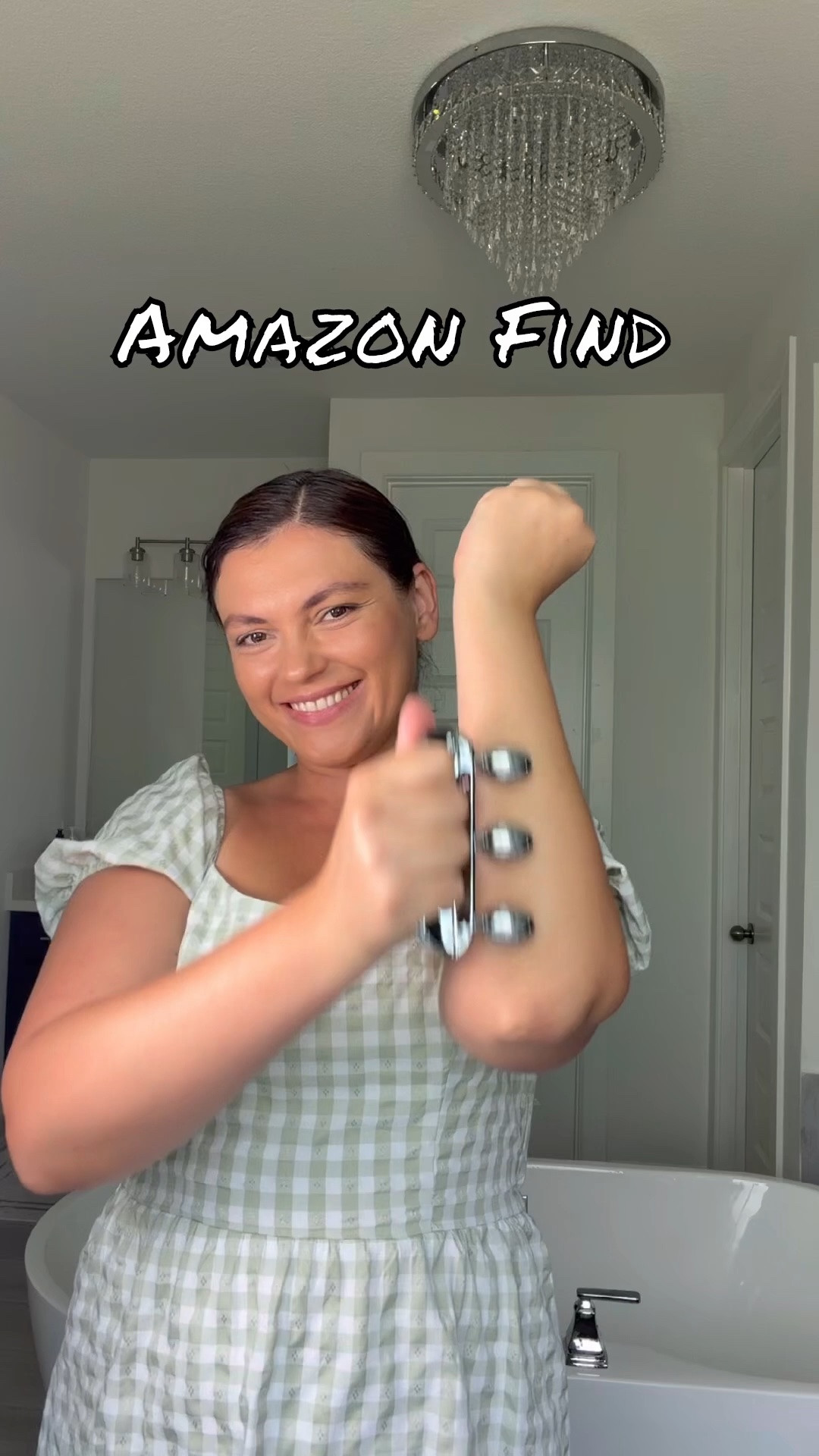 POV: you finally found the self-care tool your sore muscles actually needed 😍💪
This stainless steel muscle roller has become part of my daily routine after workouts, long filming days, and even chasing the kids around 😂 It helps target tight muscles in my legs, back, shoulders, and arms while feeling like a mini deep tissue massage at home.
I love how sturdy and cooling the stainless steel feels — plus it’s so easy to use by yourself! Definitely one of those Amazon finds that’s actually worth it ✨#AmazonFinds #WorkoutRecovery #MuscleRecovery #GymEssentials #SelfCareRoutine #FitnessMustHaves #AmazonFavorites #RecoveryTools #DeepTissueMassage #HomeGymEssentials #WellnessJourney #LTKActive #FitnessLifestyle #MomLife #HealthyLifestyle #AmazonHome #PostWorkoutRecovery #ViralFinds #ad

#LTKfitness