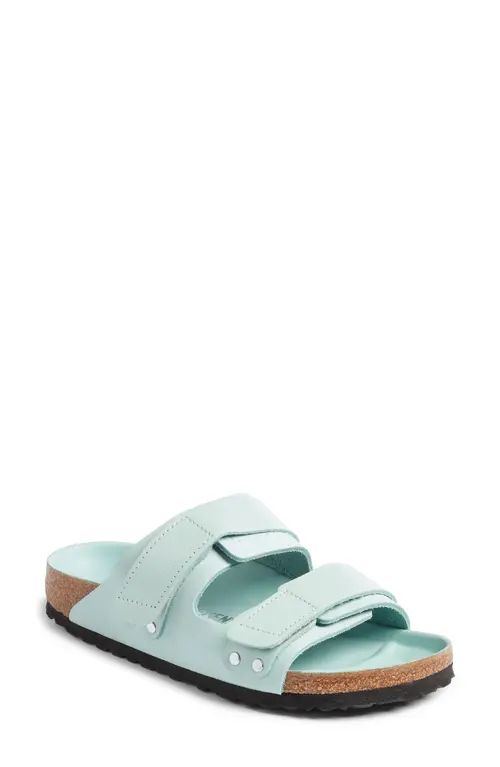 Birkenstock Uji Slide Sandal in Surf Green at Nordstrom, Size 7-7.5Us | Nordstrom