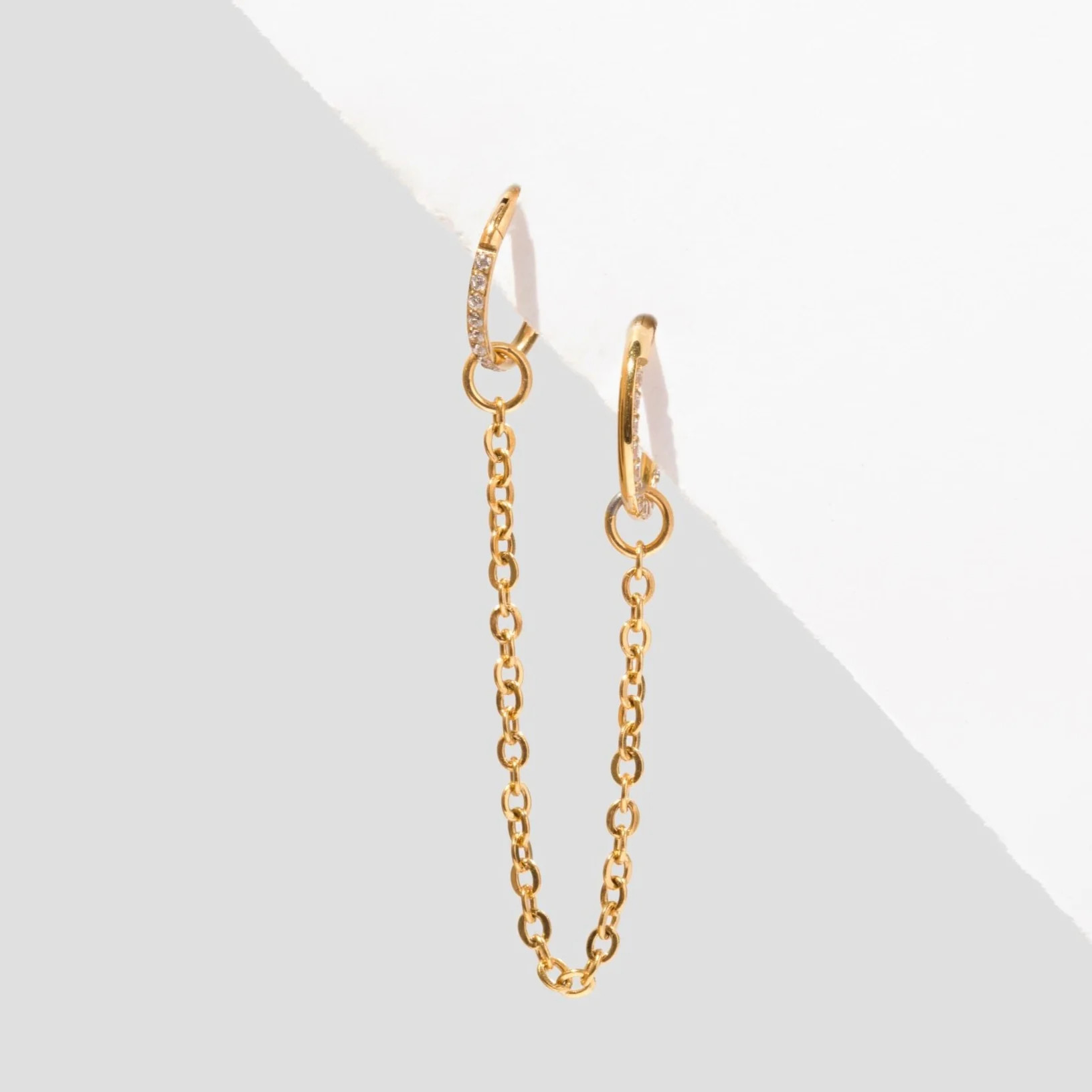 single 50mm connector chain | Tini Lux