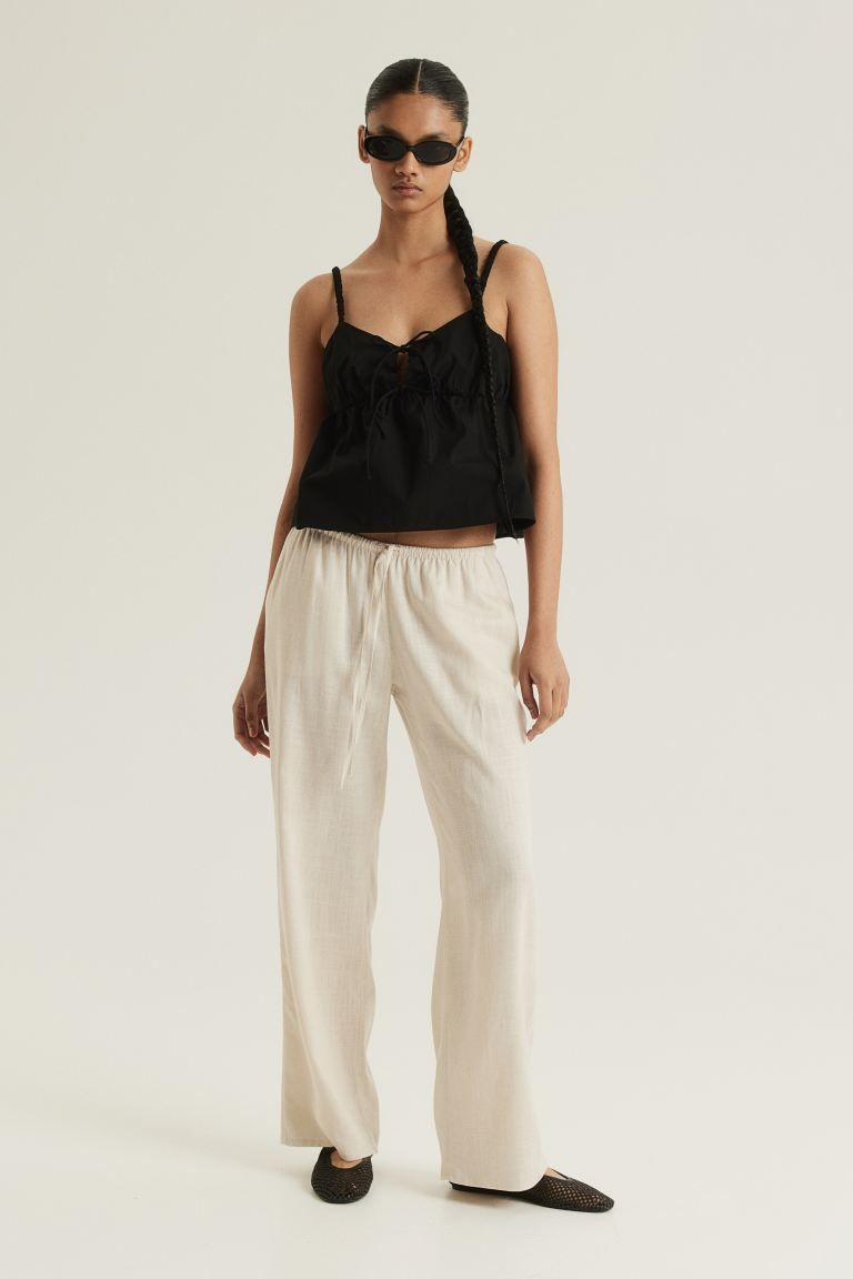 Tie-detail strappy top | H&M (UK, MY, IN, SG, PH, TW, HK)
