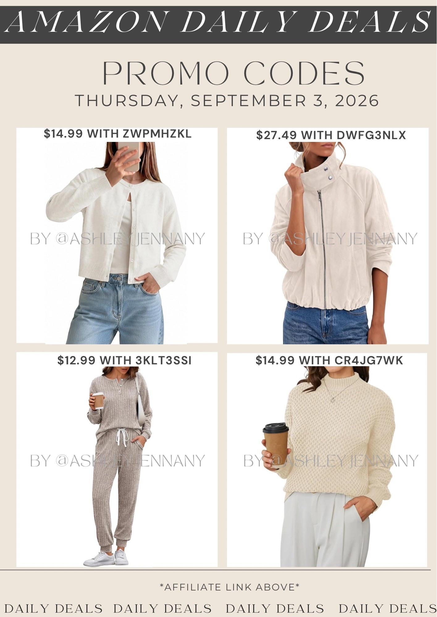 Amazon deals

#LTKMidsize #LTKSaleAlert #LTKSeasonal