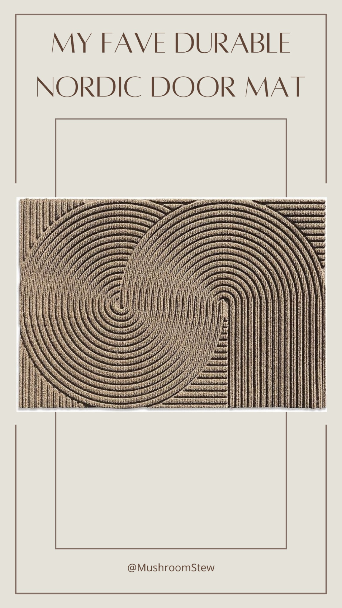 My favorite durable Nordic door mat (we’ve had it for a year now and it still looks brand new 🤎)

#LTKhome