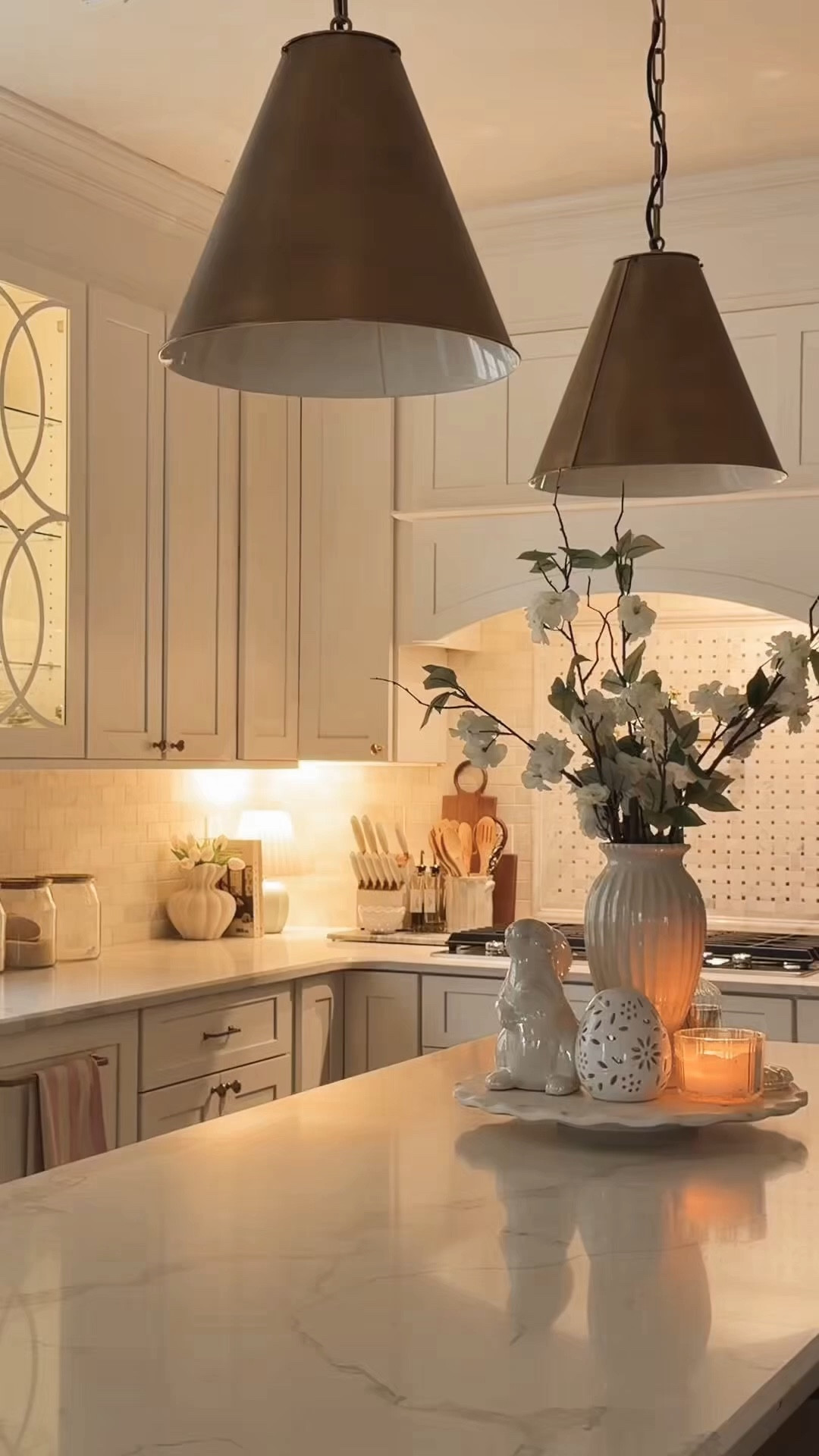 Kitchen decor, kitchen counter styling 