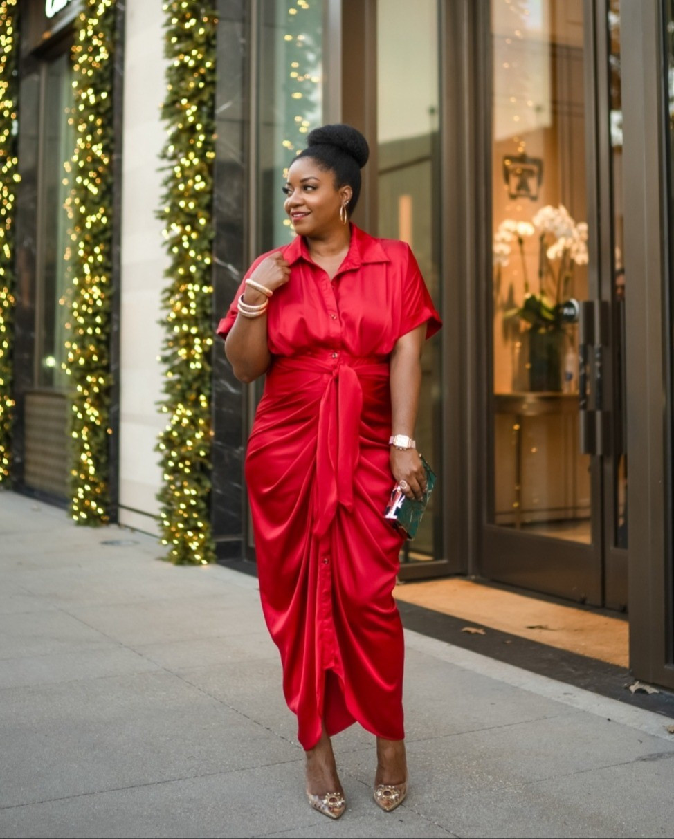 I love this dress!  I have it in different colors. It’s sold out in this color, but it comes in other colors perfect for the season. It's perfect for any holiday events you might have coming up. 

#LTKMidsize #LTKHoliday #LTKSeasonal