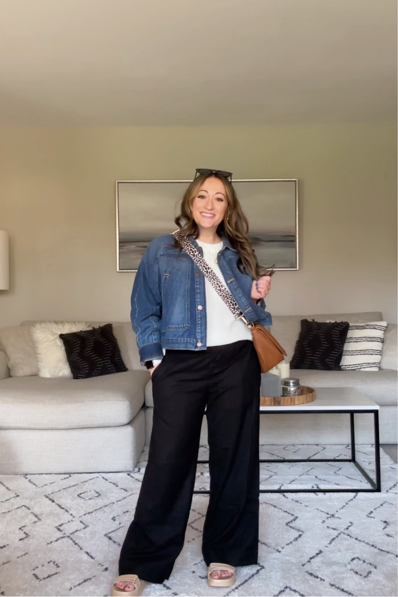 OLD NAVY 
Wearing size Small petite in pants. 
Wearing size small in jacket 

#LTKsalealert #LTKfindsunder50 #LTKstyletip
