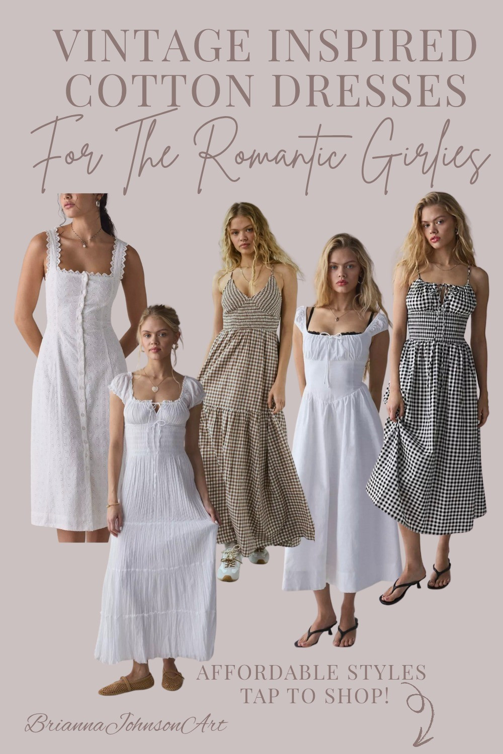 Sharing my favorite romantic cotton dresses from Urban Outfitters that feel straight out of a Christy Dawn or Doen lookbook. Milkmaid necklines, breezy fabrics, and soft details! 

#LTKFindsUnder100 #LTKSeasonal #LTKStyleTip