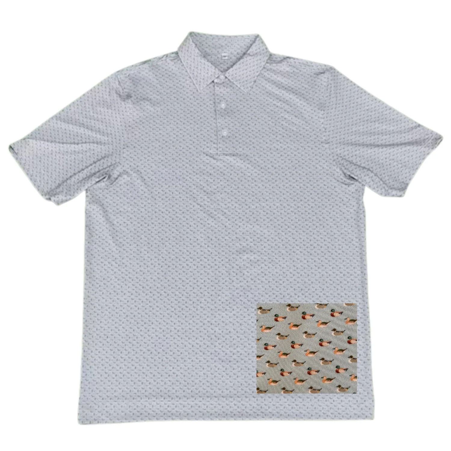 Mens Vintage Ducks Performance Polo | Hamner Hill