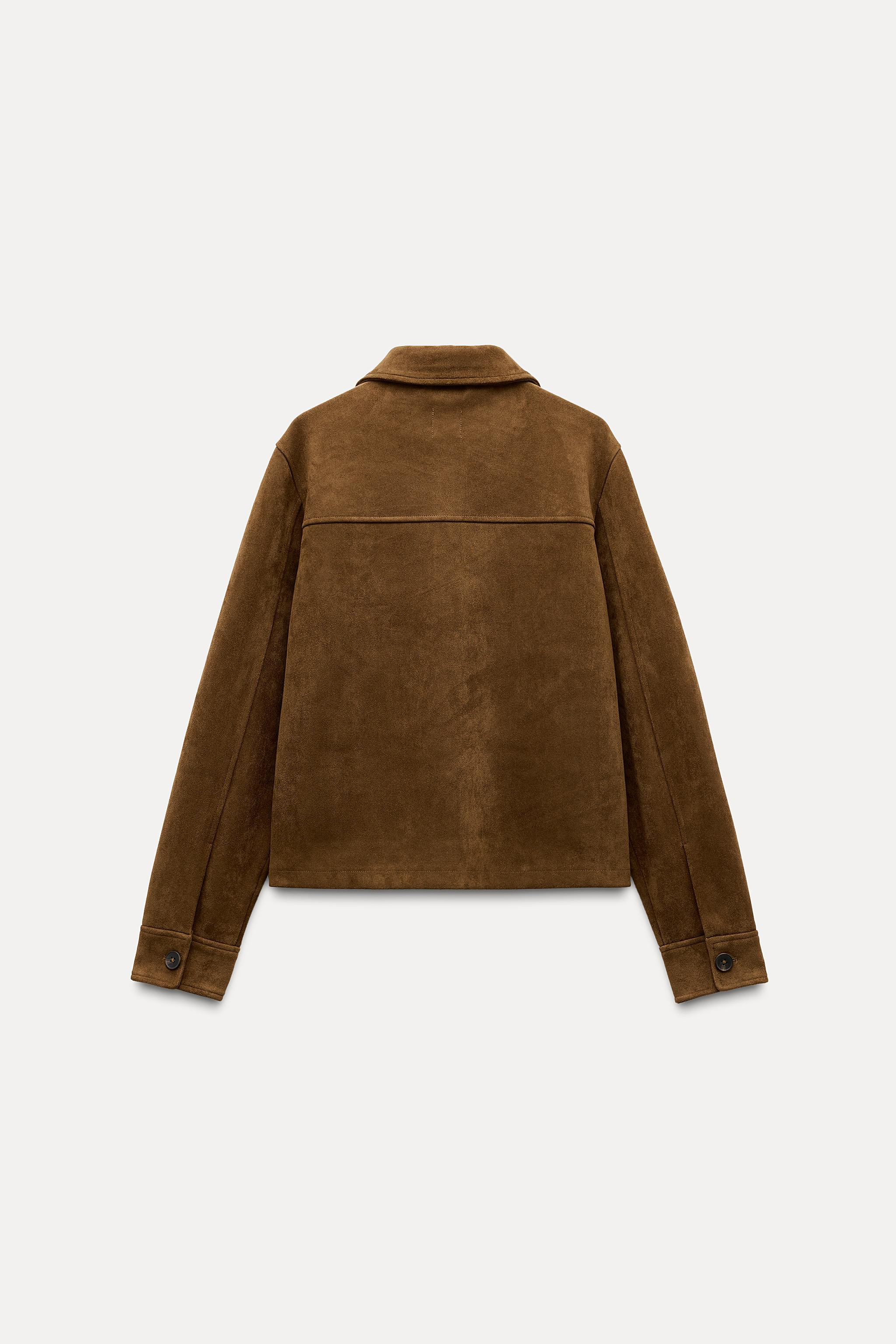FAUX SUEDE JACKET | Zara UK