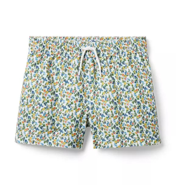 Recycled Ditsy Floral Swim Trunk | Janie and Jack