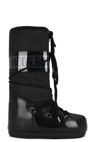 MOON BOOT Icon Glance Boot in Black | FWRD 