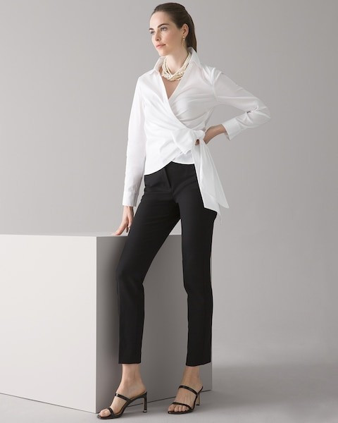 WHBM® Elle Slim Ankle Comfort Stretch Pant | White House Black Market