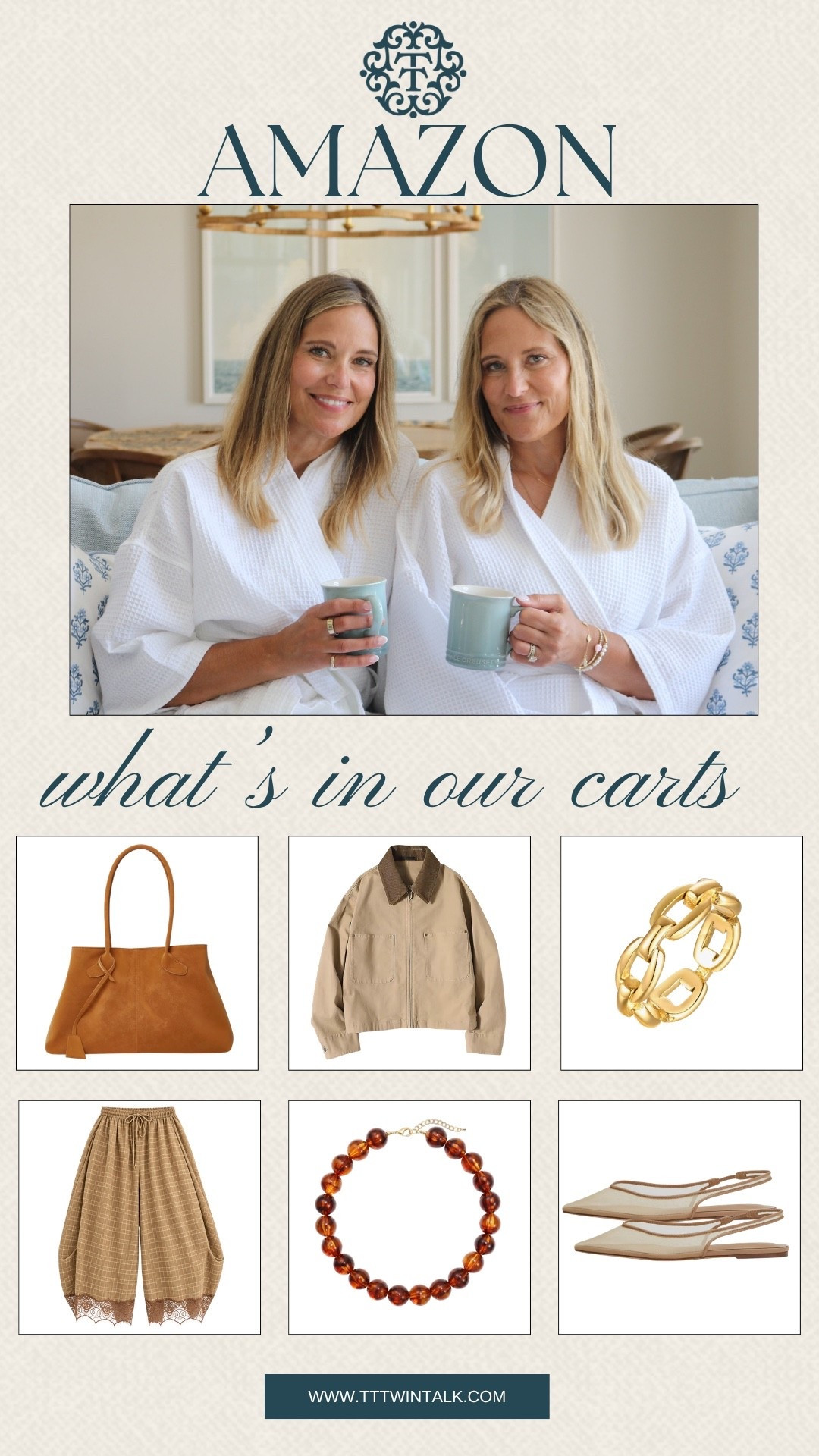 A little peek at what’s in our Amazon carts right now. We found some fall pieces we can’t wait to wear, from everyday layers to accessories.

#LTKSeasonal #LTKOver40 #LTKMidsize