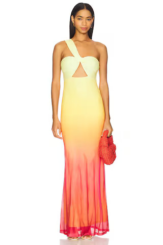 Runaway The Label Kyree Maxi Dress in Mimosa Ombre from Revolve.com | Revolve Clothing (Global)