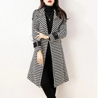 Houndstooth Coat | YesStyle Global
