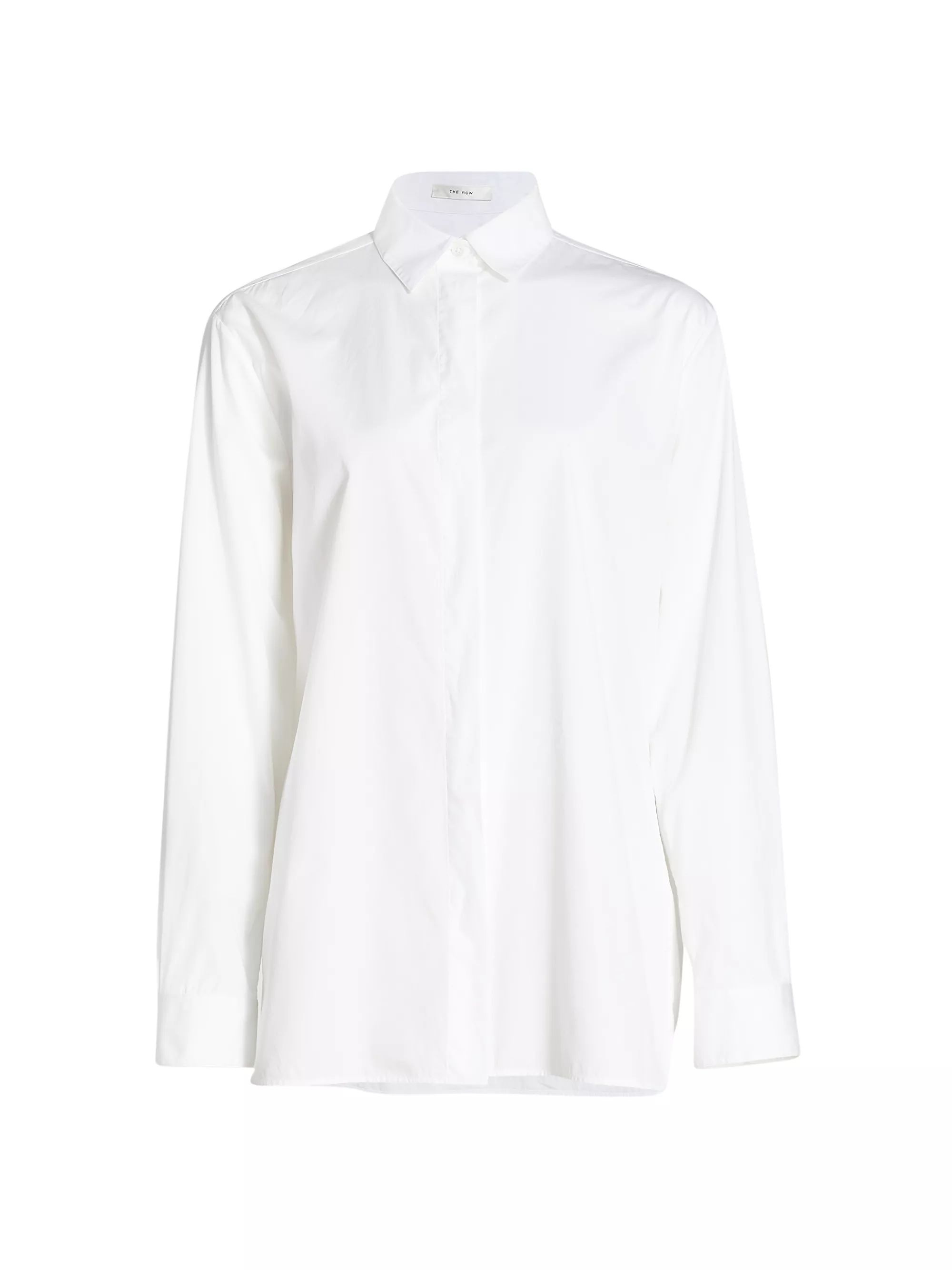 Elada Cotton Poplin Shirt | Saks Fifth Avenue