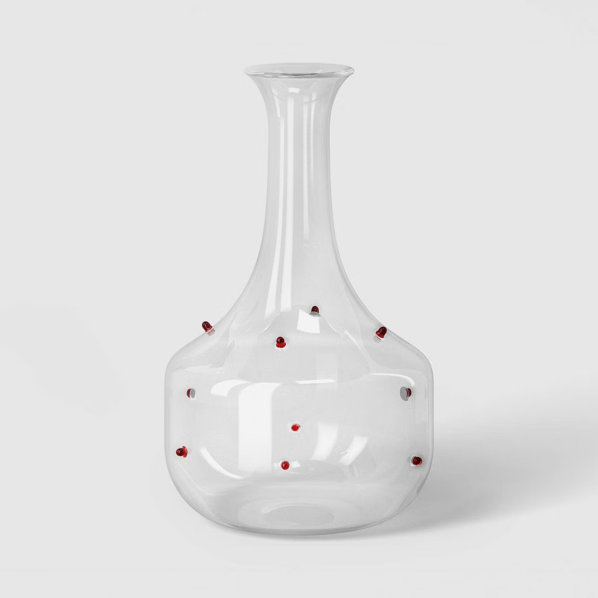 54.1 fl oz Glass Decanter Clear with Red Dots -Threshold™ | Target