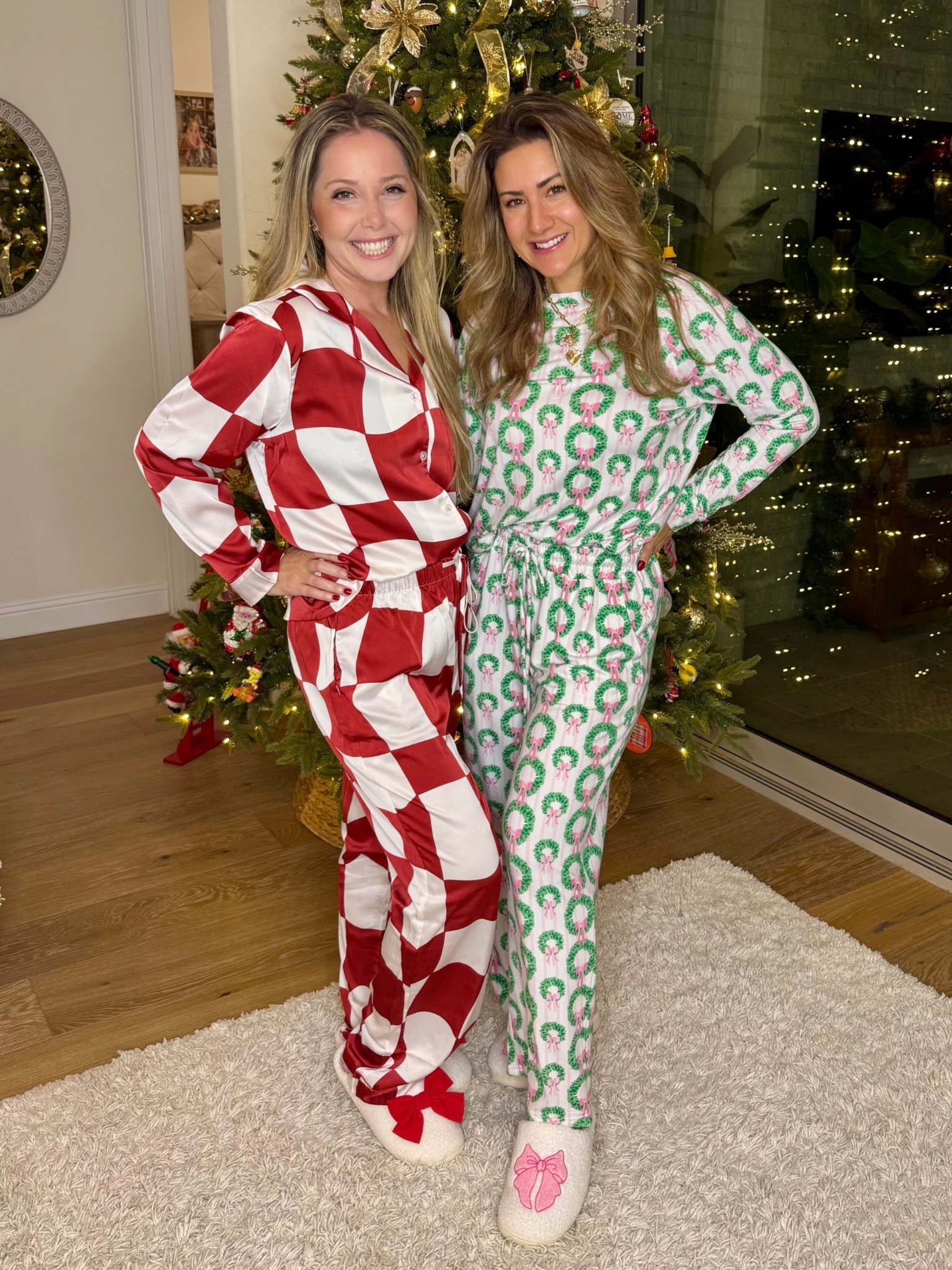 Christmas pajama party 🎄💗 

#christmaspajamas #amazonpajamas #holidaypajamas #bowpajamas #holidayoutfits #christmaspjs #holidaystyle #bowslippers #amazonfinds #amazonfashion #amazonstyle #marysquare #giftsforher #giftguide #momgifts #momstyle #momfashion #winterpjs #winterpajamas 

#LTKGiftGuide #LTKFindsUnder50 #LTKHoliday