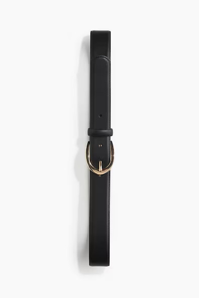 H & M - Leather Belt - Black | H&M (US + CA)