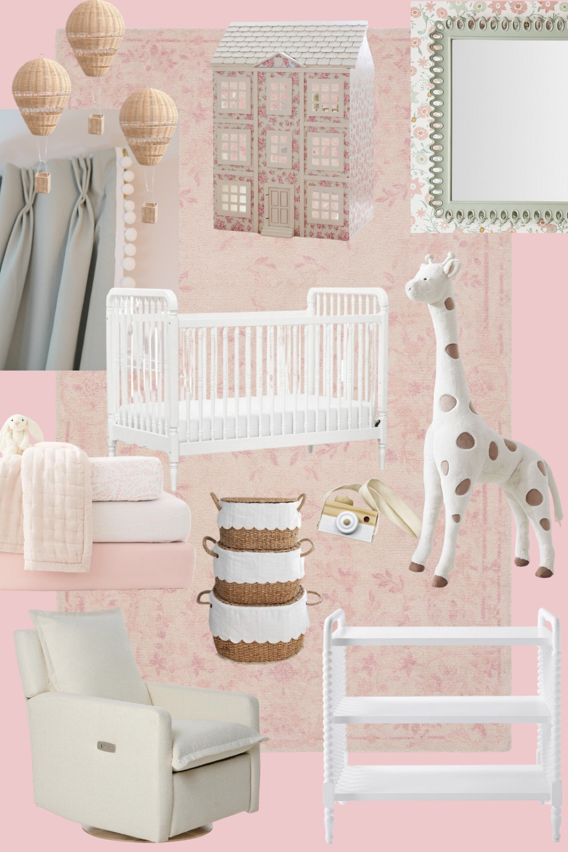 Baby Pink & Sage Green Nursery Tour 

#LTKHome #LTKFamily #LTKBaby