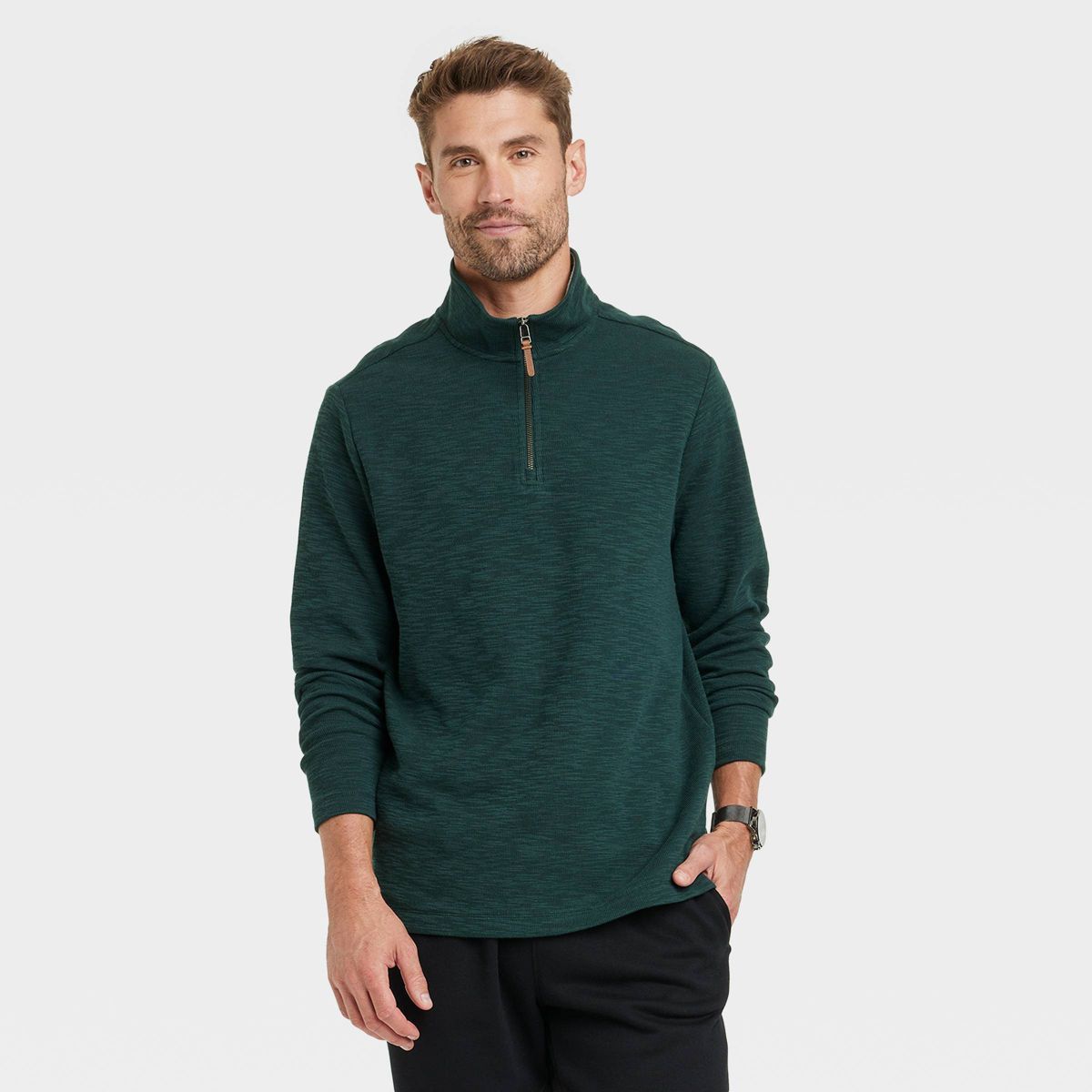 Men's Quarter-Zip Sweatshirt - Goodfellow & Co™ | Target