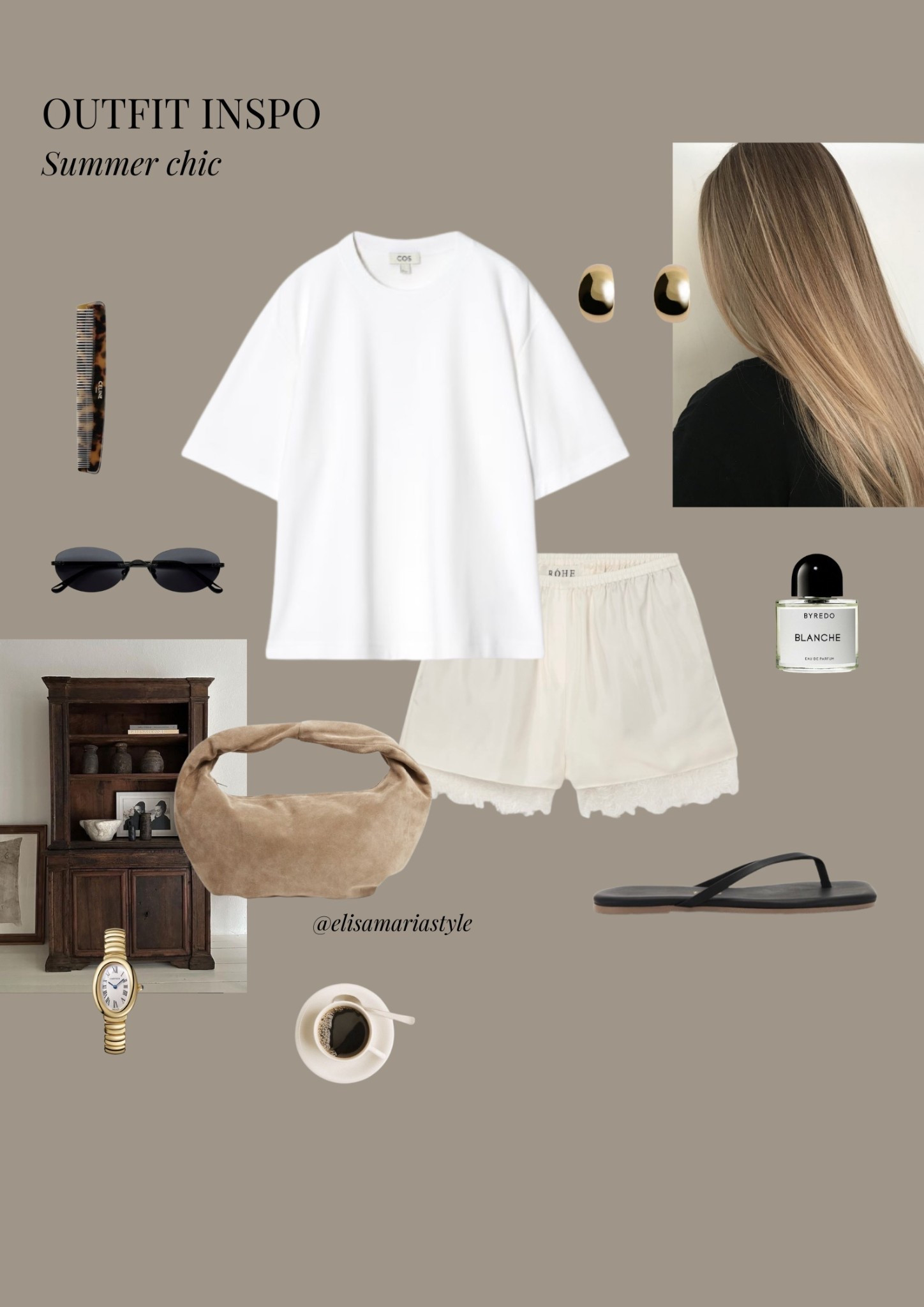 Lace shorts casual summer outfit idea 🤍

#LTKbag #LTKsummer #LTKstyletip