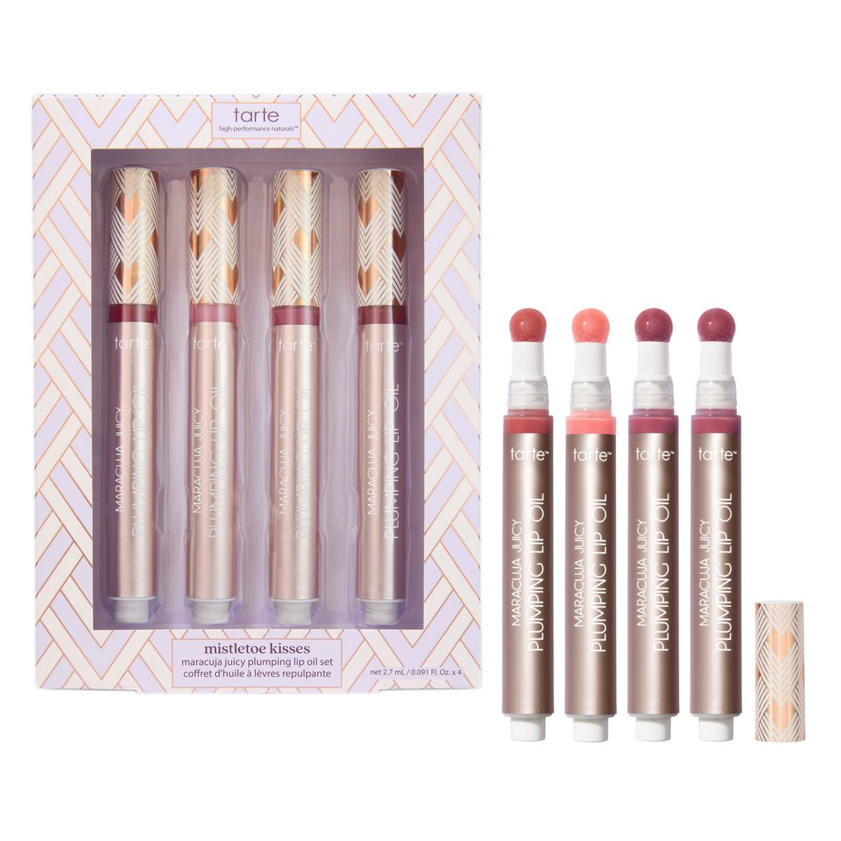 tarte Maracuja Juicy Plumping Lip Oil 4-piece Set | HSN