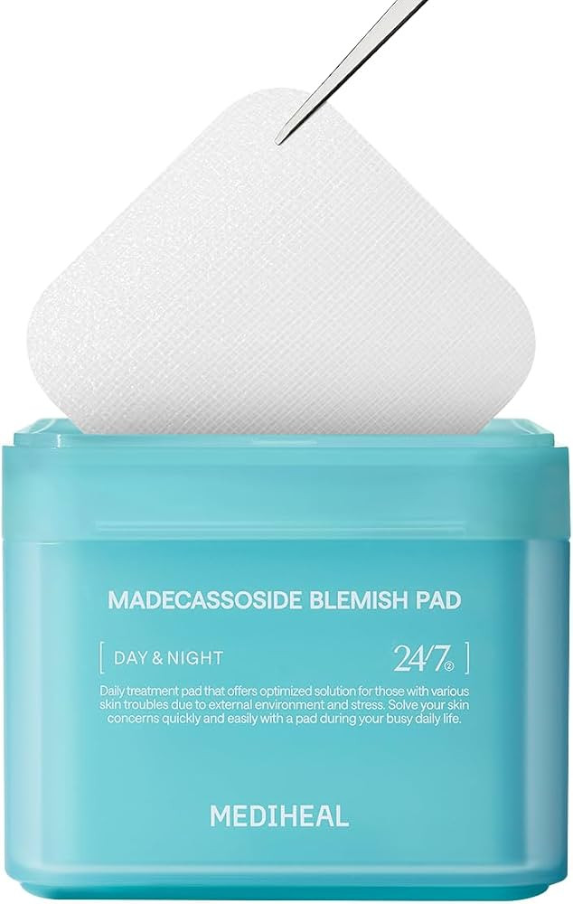 MEDIHEAL Cotton Facial Pads with Centella Asiatica Extract, 100 Count, Vegan, for Uneven Skin Ton... | Amazon (UK)