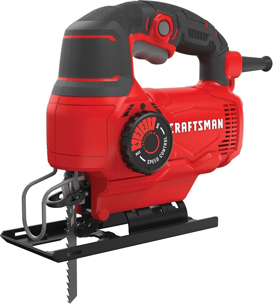 CRAFTSMAN Jig Saw, 4 Orbital Settings, Up to 3,000 SPM, 5 Amp, Corded (CMES610) | Amazon (US)