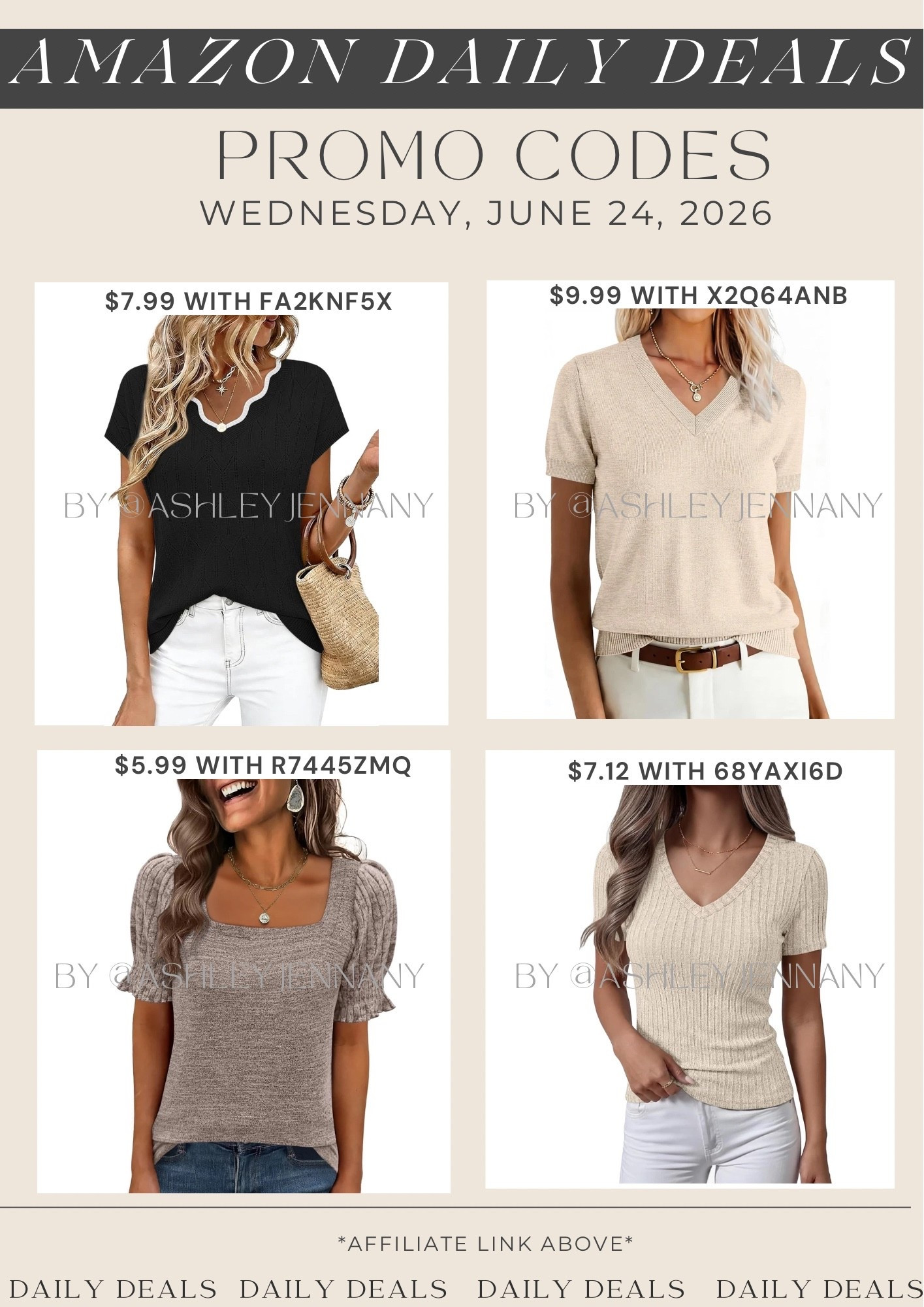 Amazon deals

#LTKSaleAlert #LTKMidsize #LTKootd