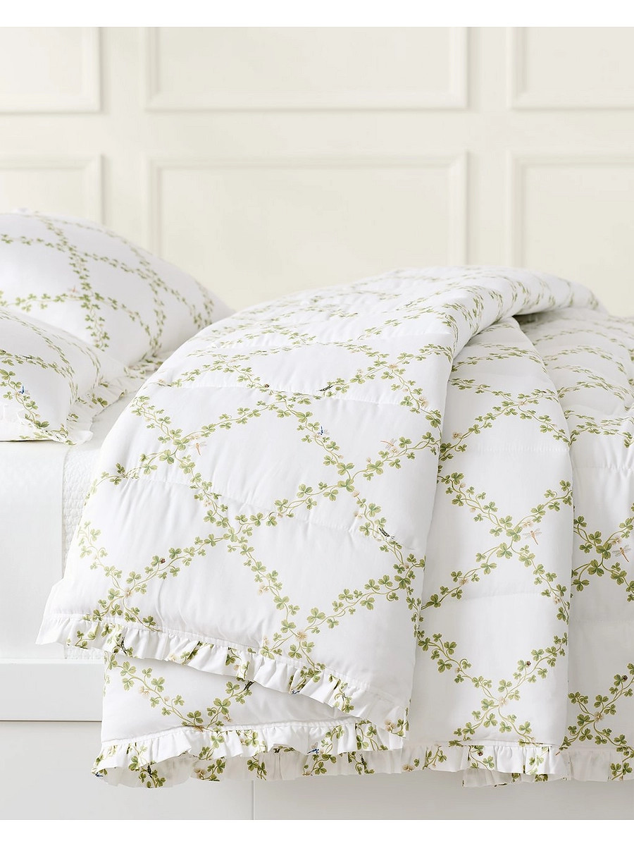 Clover Sateen Comforter | Serena and Lily