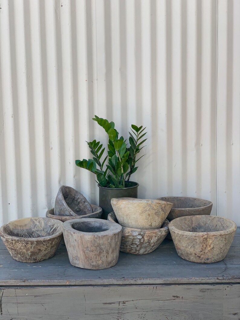 Chunky Solid Teak Mortar or Bowl Free Shipping | Etsy | Etsy (US)