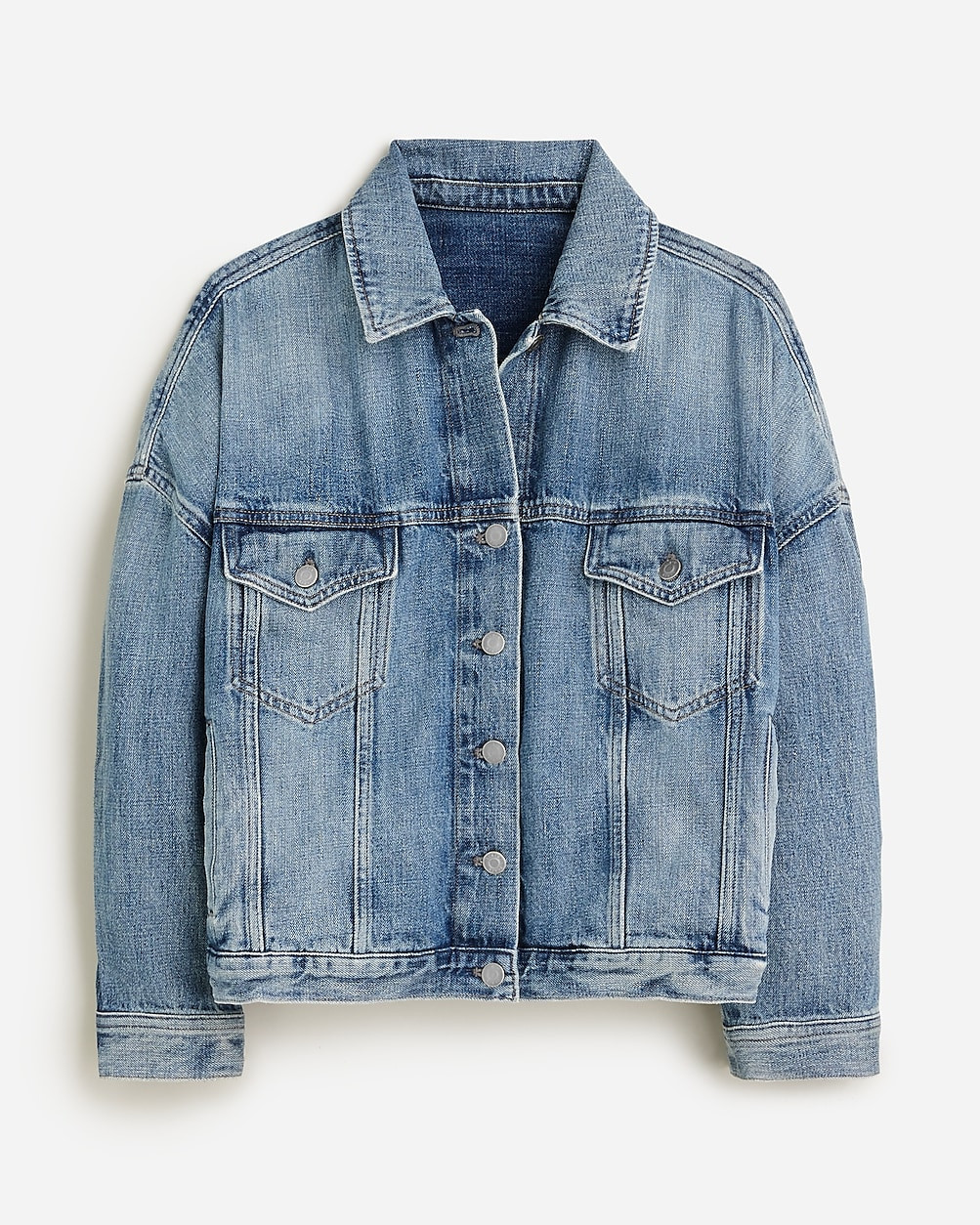 Limited-edition Point Sur denim trucker jacket in Beach Way wash | J. Crew US