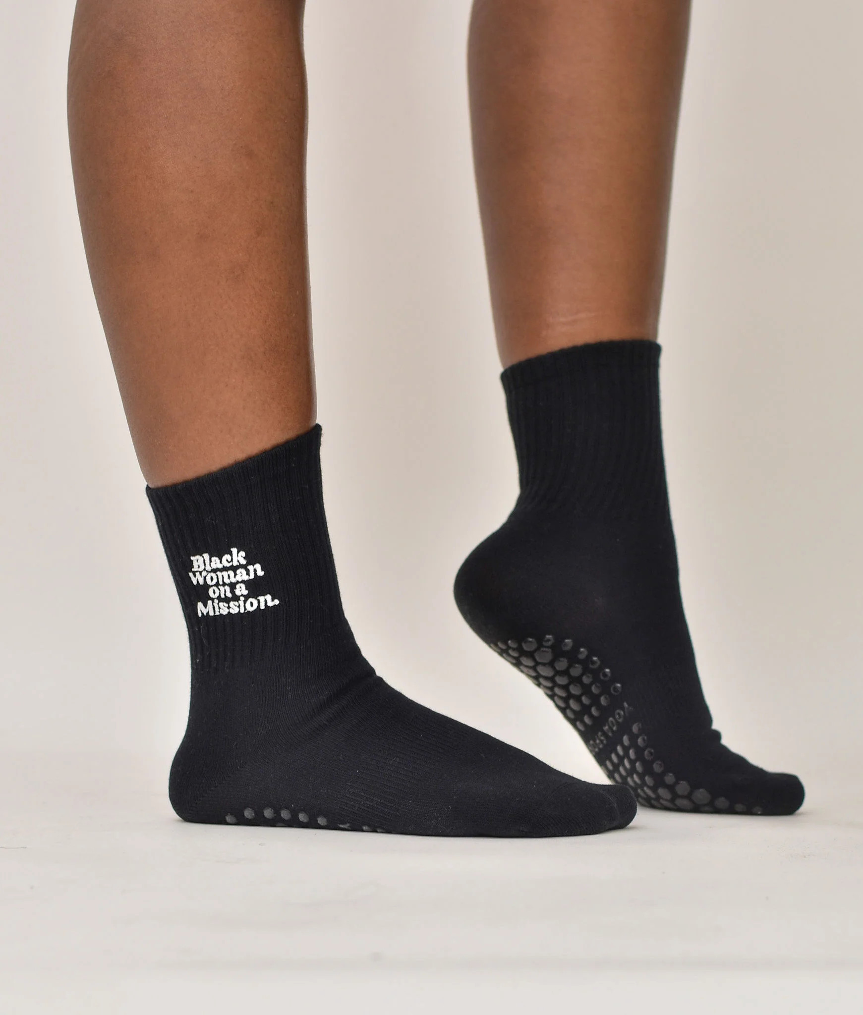 BWOAM Grip Socks | Black Woman on a Mission