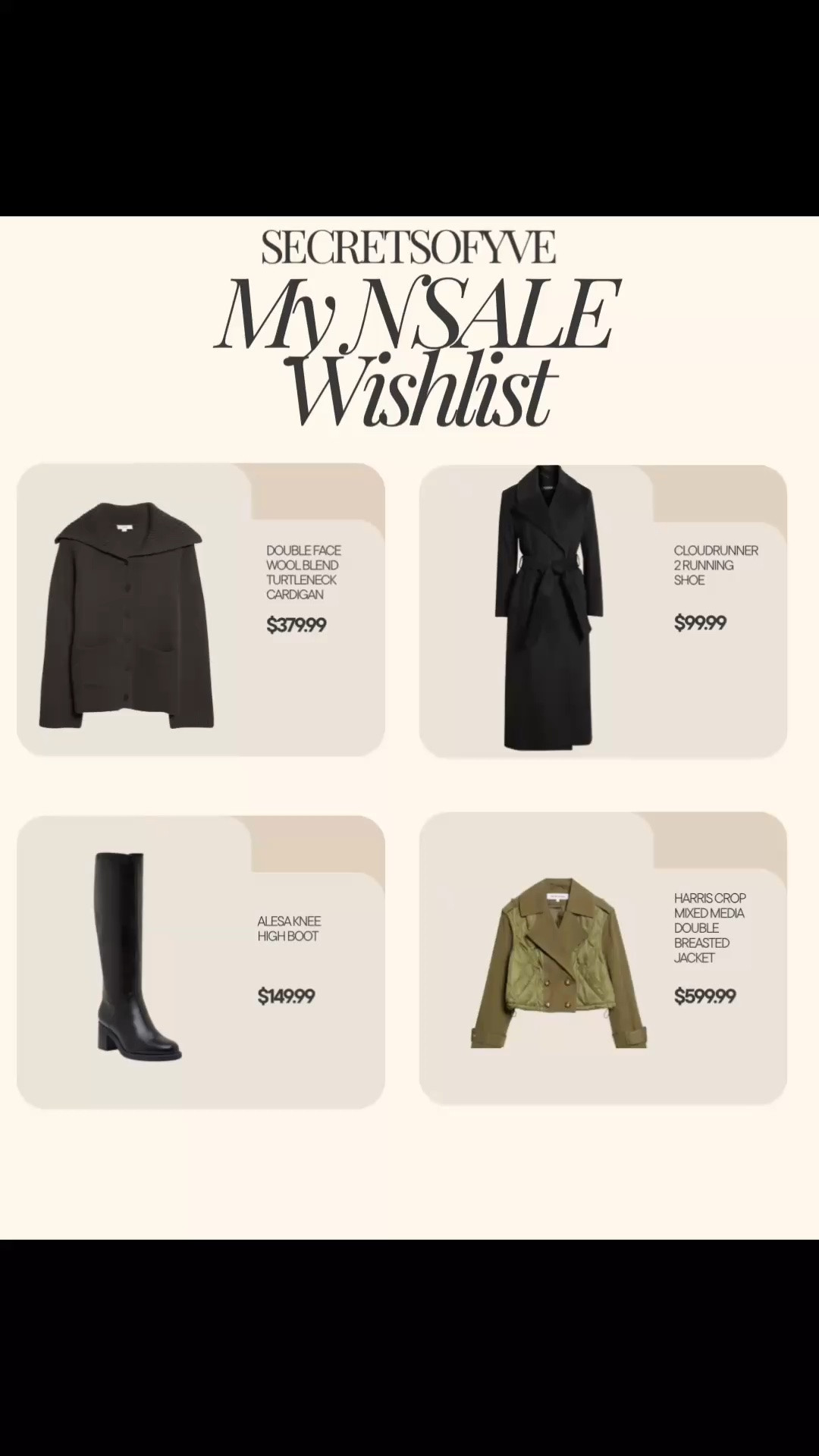 SecretsofYve: Nordstrom Anniversary Sale. I added these beautiful pieces to my wish list and I’m excited to share them with you!
NSALE #Secretsofyve #ltkgiftguide
Always humbled & thankful to have you here.. New posts daily at 3pm & 4:15pm EST. 
CEO: PATESI Global & PATESIfoundation.org
@secretsofyve : where beautiful meets practical, comfy meets style, affordable meets glam with a splash of splurge every now and then. I do LOVE a good sale and combining codes! secretsofyve

#LTKSeasonal #LTKWorkwear #LTKWedding