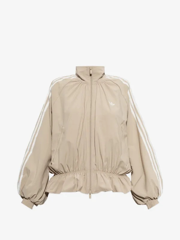 ruffled zip-up jacket | Farfetch Global