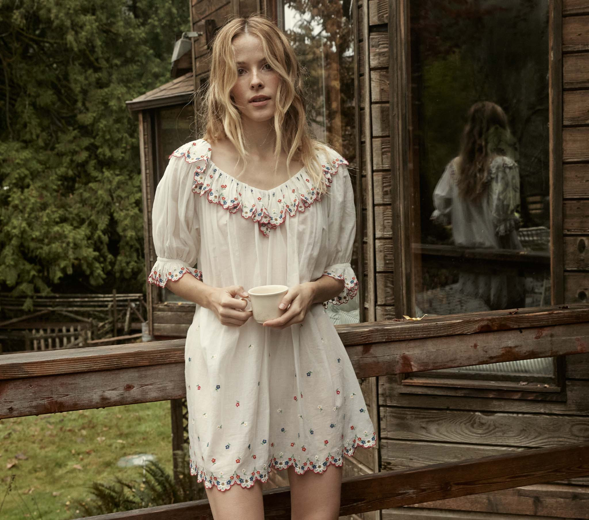 Chateau Nightgown - Salt | DÔEN | DOEN