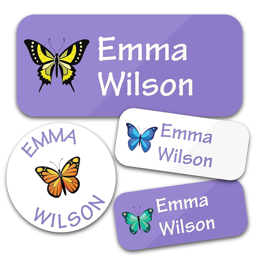 Personalized Daycare Name Labels for Kids (130 Labels) - Custom Waterproof Name Stickers for Clot... | Amazon (US)