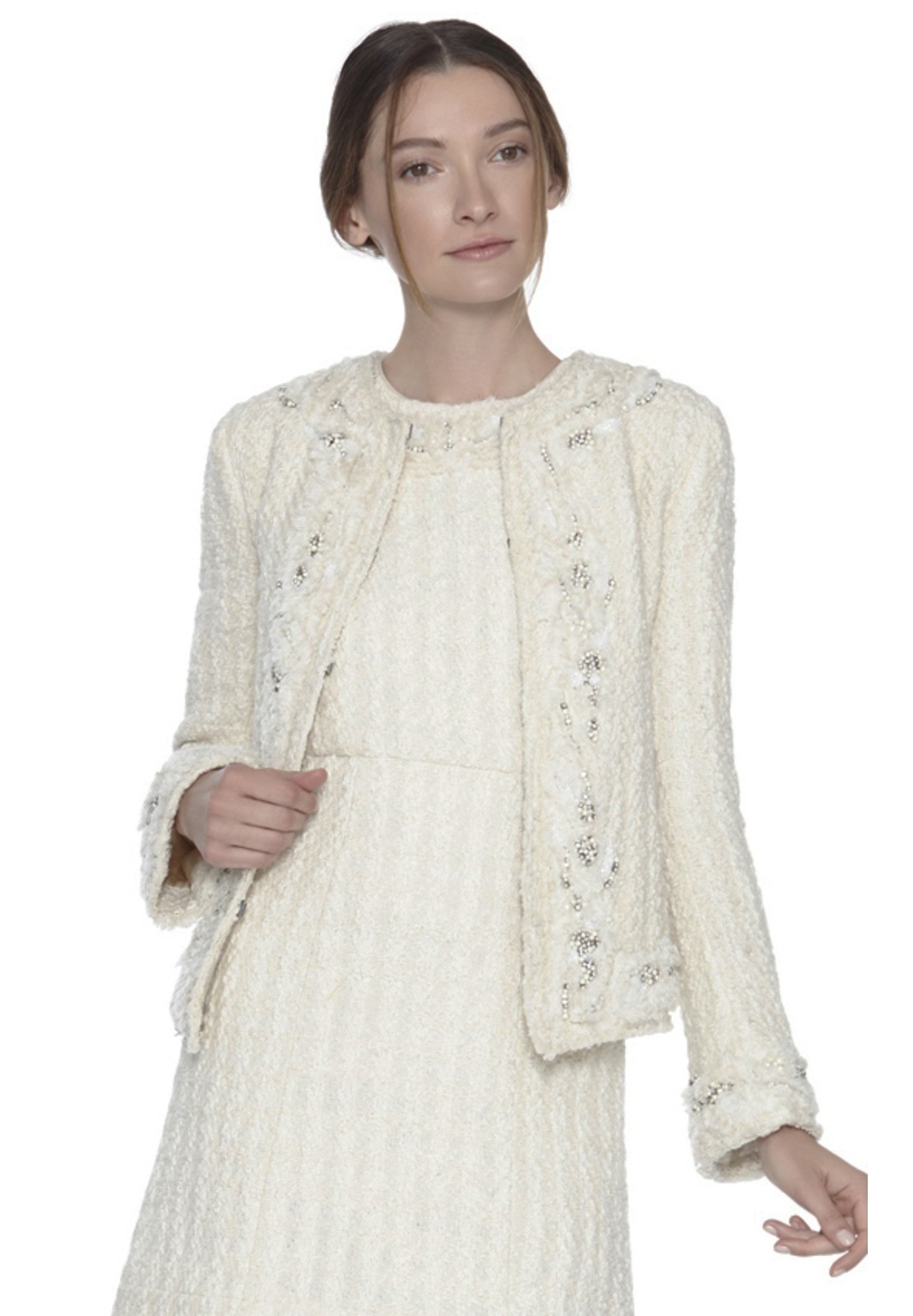 NILA EMBELLISHED TRIANGLE JACKET | Alice + Olivia