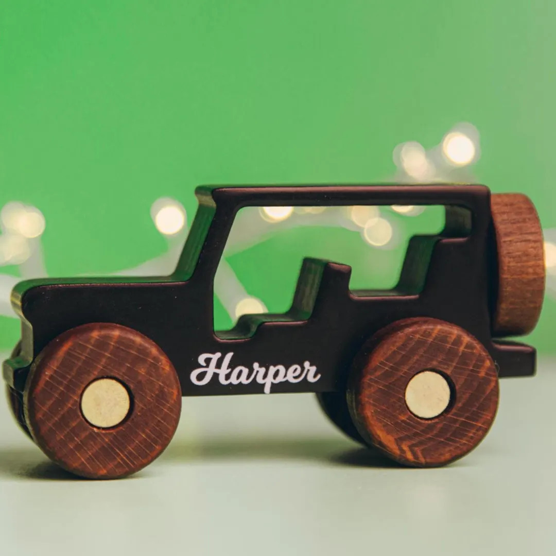 26 Car Designs Available 1st Birthday Gift Toddler Toy Jeep Personalised Baby Boy Gifts Wooden Ki... | Etsy (US)
