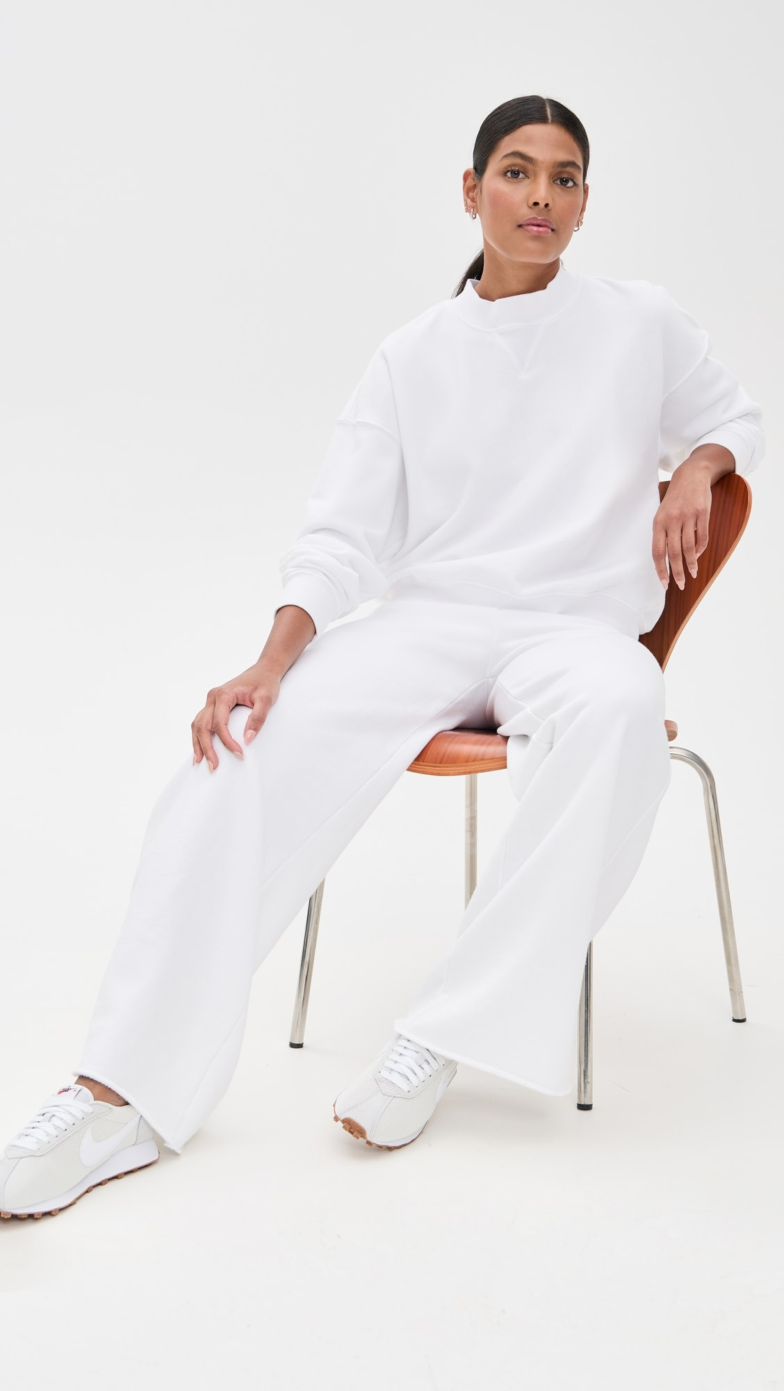 perfectwhitetee Blake French Terry Crew Neck Sweatshirt | Shopbop | Shopbop