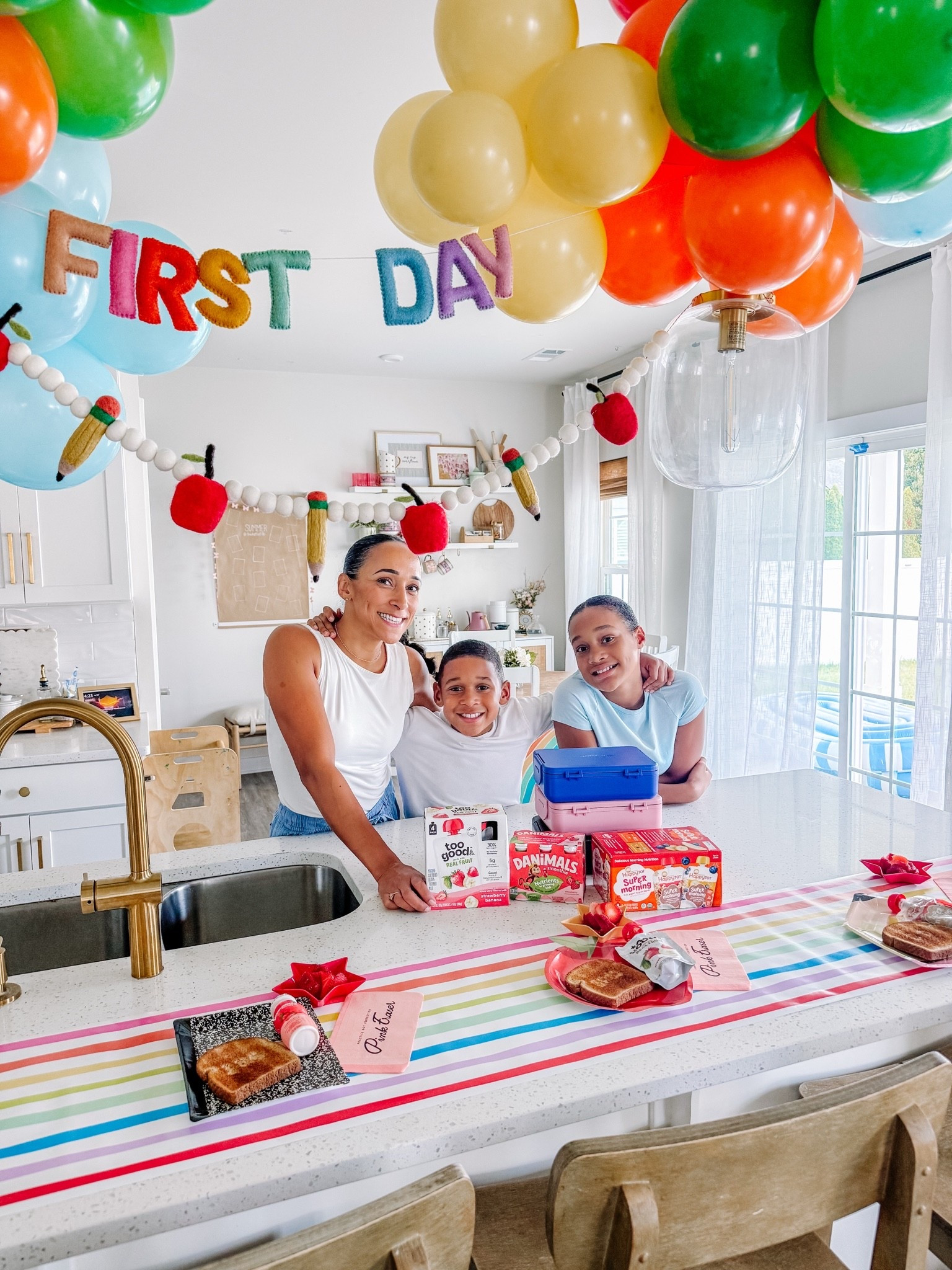 #ad Memory maker reporting for duty! Between decorating, packing lunches, and making sure everyone has a breakfast they'll actually eat, back-to-school mornings can be a little chaotic. Thankfully each of my kiddos has their favorite, from @danimals Smoothies for Kason, to @toogoodandco Pouches for Elodie, and @happyfamilyorganics Happy Tot pouches for Kellan. I love having these stocked up to make my mornings a little easier!
And because shopping for three growing kids adds up quickly, I'm all about finding a good deal! Right now at Target, you can get $5 when you spend $10or more on qualifying Danone products. 🙌 It's the perfect time to stock up for breakfasts, lunchboxes, after-school snacks, and all of those "Mom, I'm hungry!" moments.
You can find all of our favorites in-store or online at Target!
@Target @Danimals #TargetPartner #TargetFinds
*Visit ReturnToRoutine.com for Terms. Open to 18+ U.S. residents, void in LA, MN, ND, NJ, and NV. WHILE SUPPLIES LAST. Exclusions and limits apply.

#LTKdayinmylife #LTKKids #LTKmorningroutine